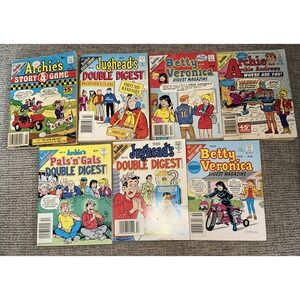 Lot of 7 Various Archie Comic Books 1987-1998